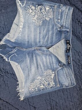 Hollister Dark Blue Denim Shorts